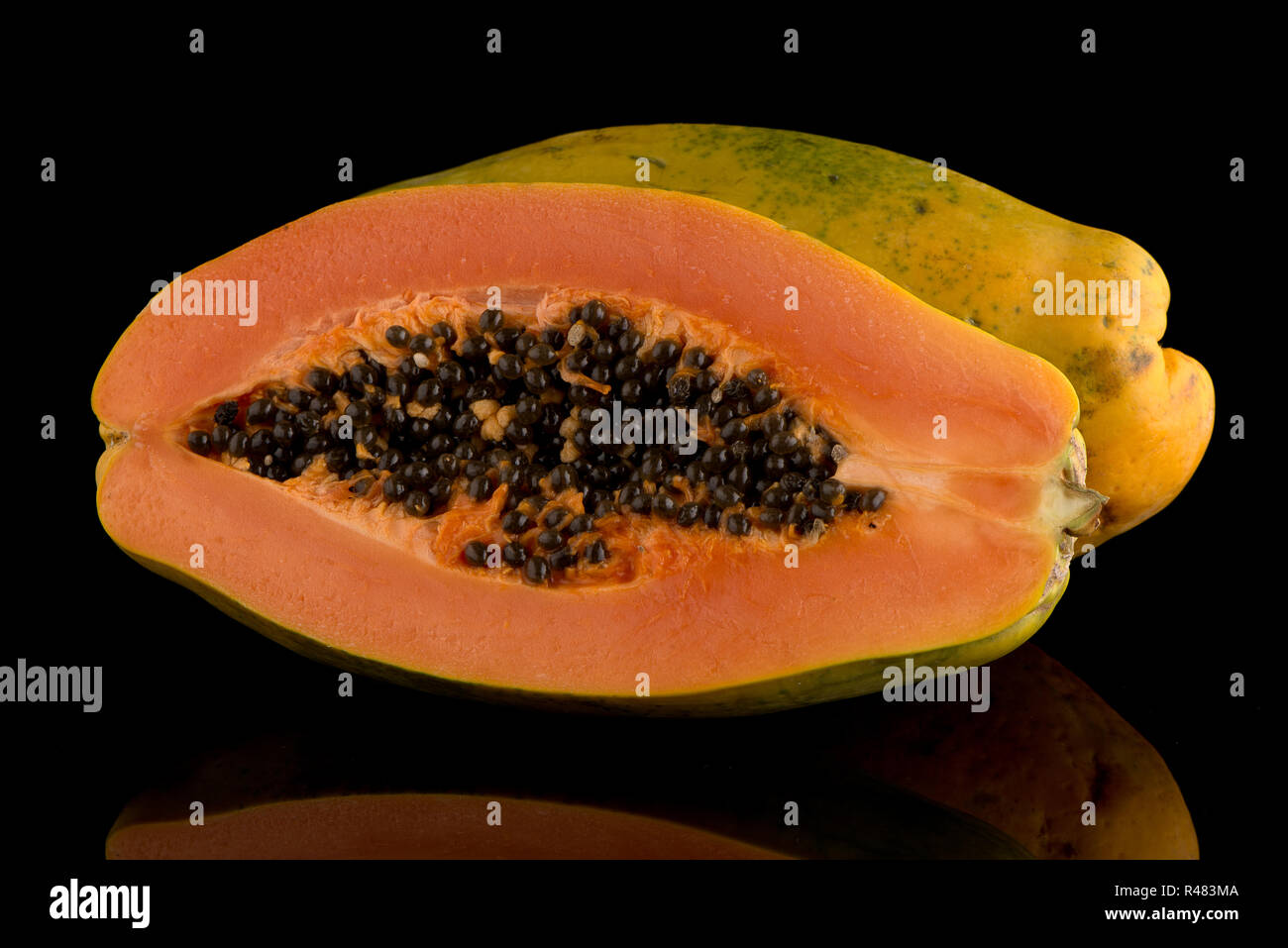 Fresh and tasty papaya Stock Photo