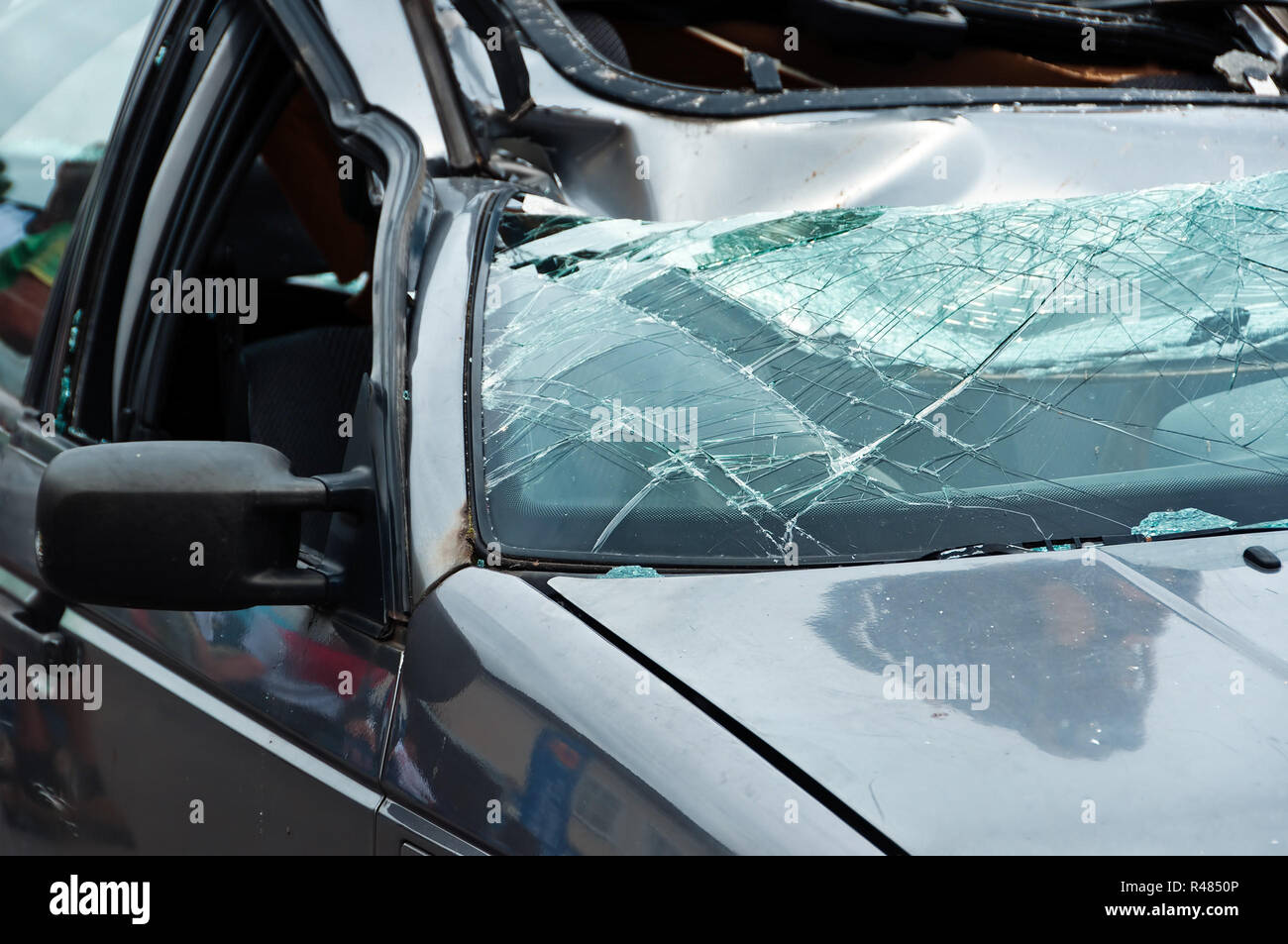 damage to the bodywork Stock Photo Alamy