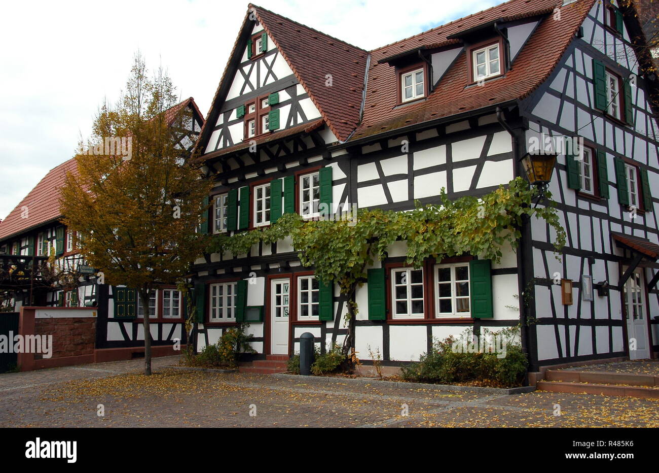 half-timbered house in kandel,today vhs Stock Photo