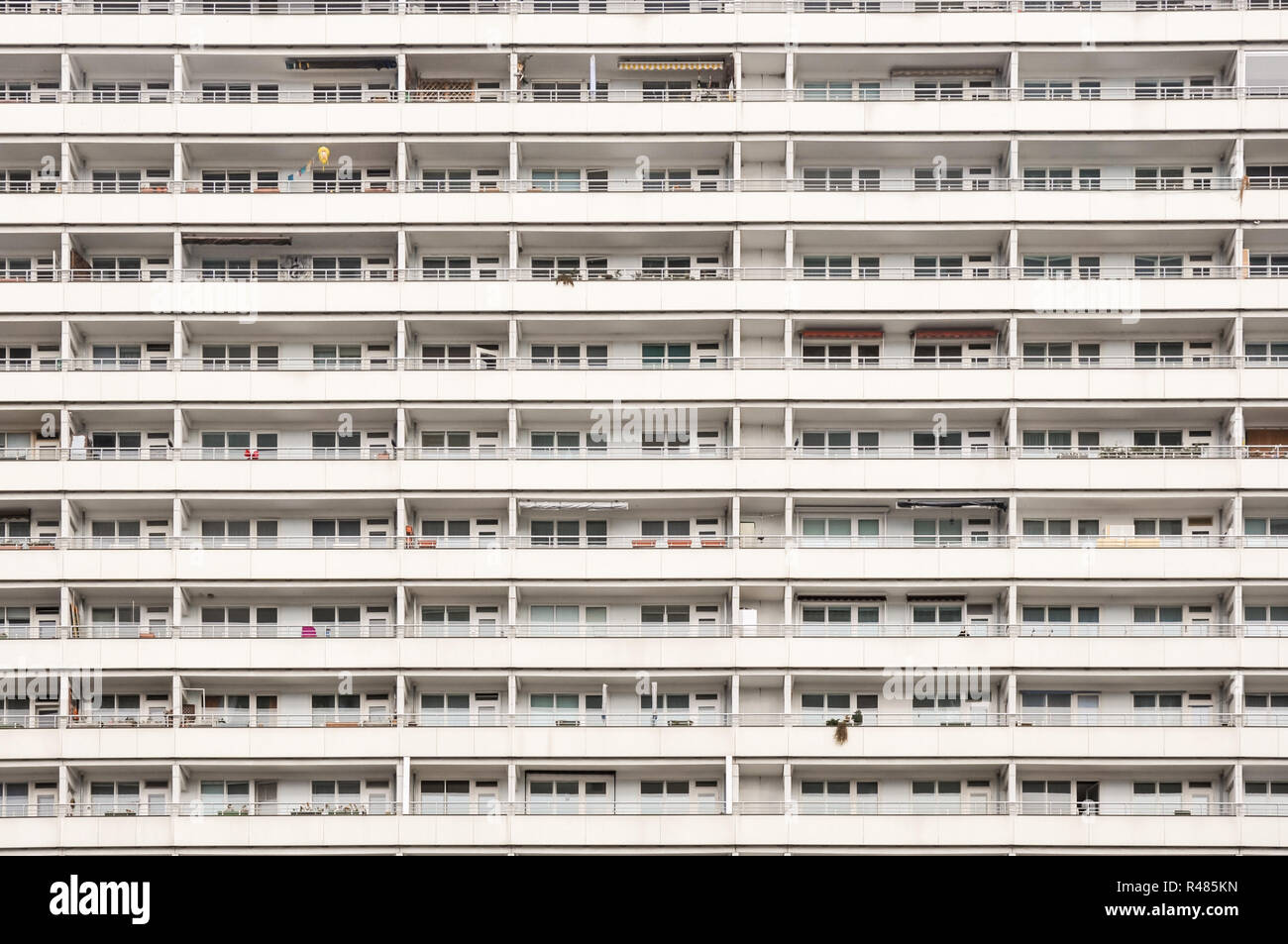 high-rise with apartments and apartments in berlin Stock Photo