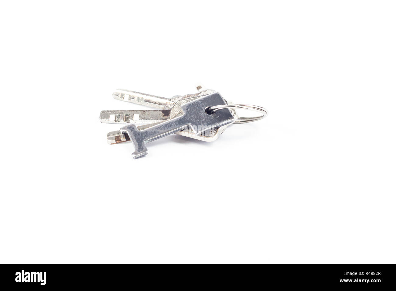 Keys isolated on white background Stock Photo - Alamy