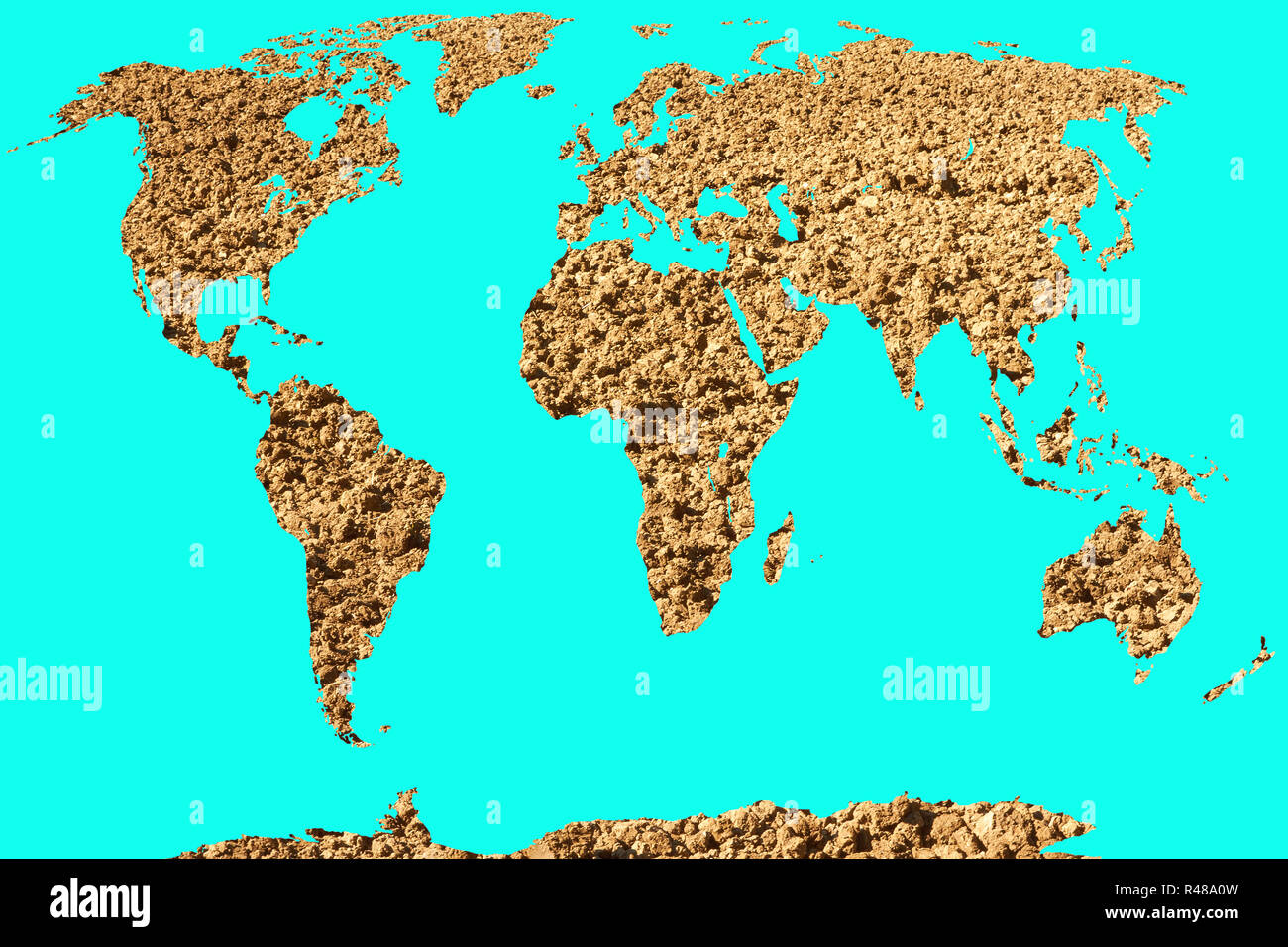 map of the world Stock Photo - Alamy