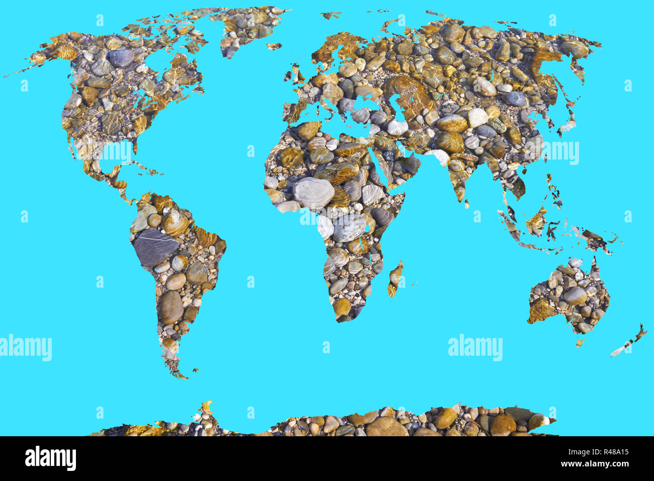 map of the world Stock Photo - Alamy