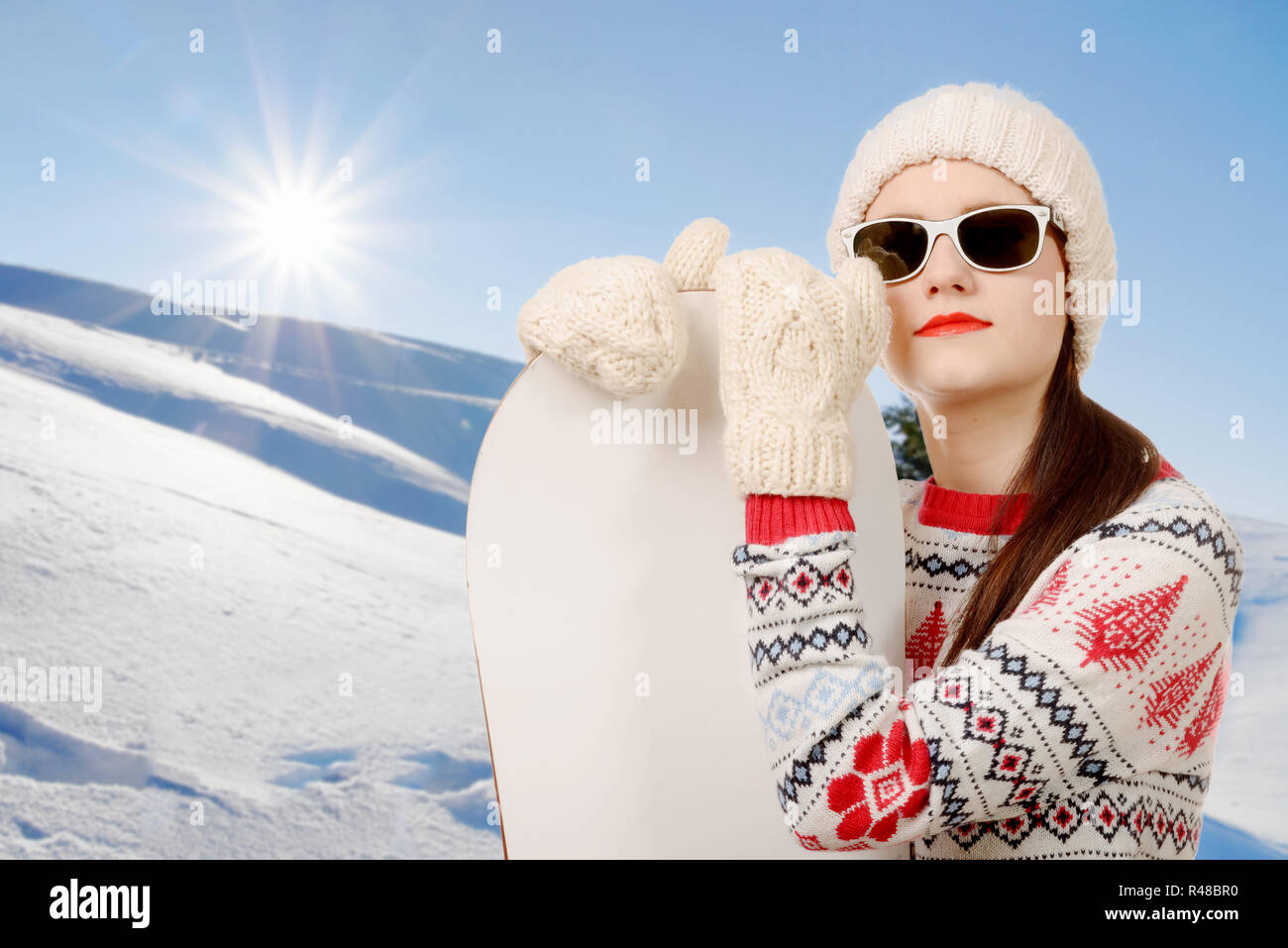 snowboarding with glasses