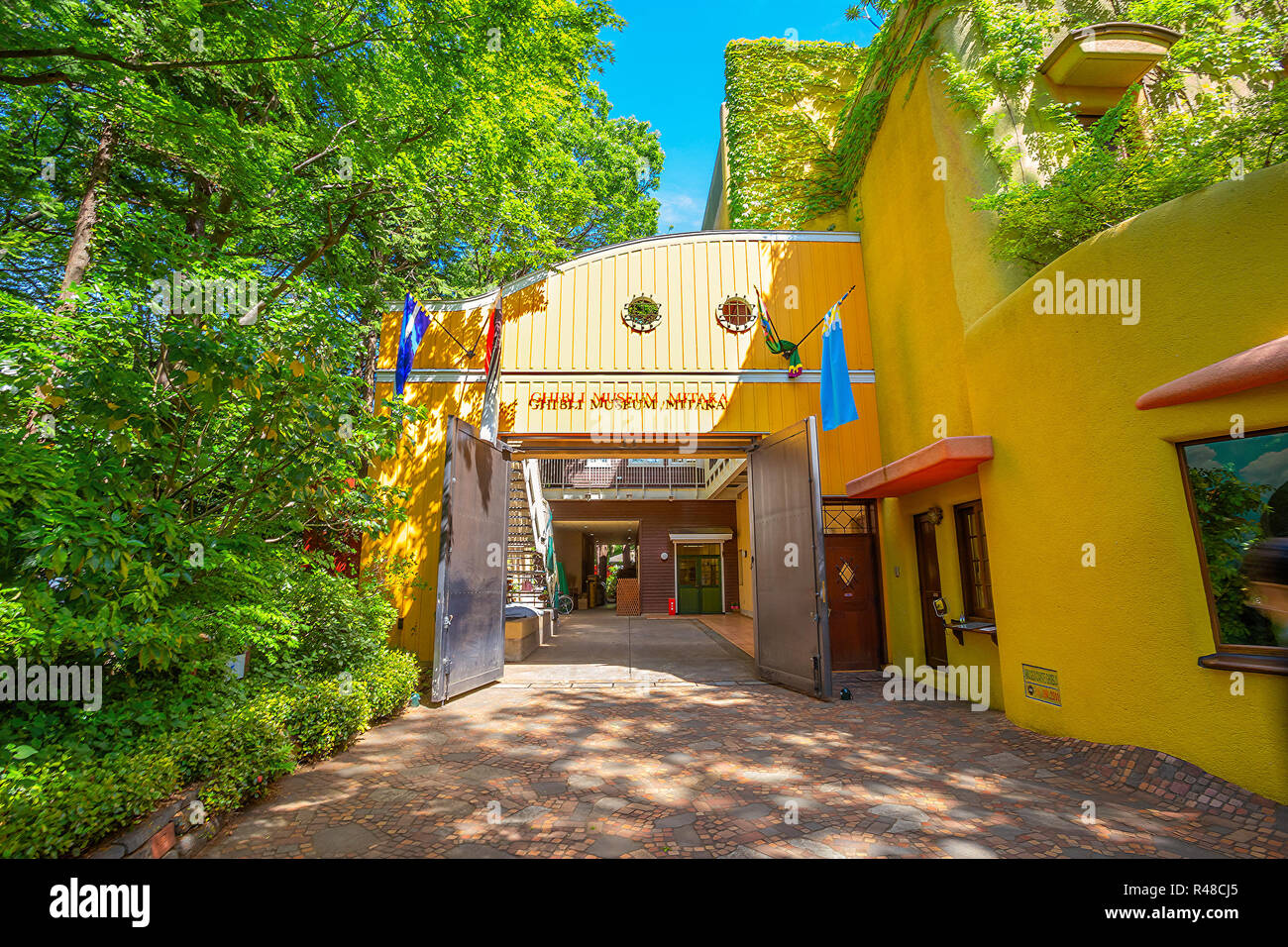 Tokyo, Japan - April 29 2018: Ghibli museum is a place that shows the work  of Japanese animation Studio Ghibli, features of children, technology and f  Stock Photo - Alamy