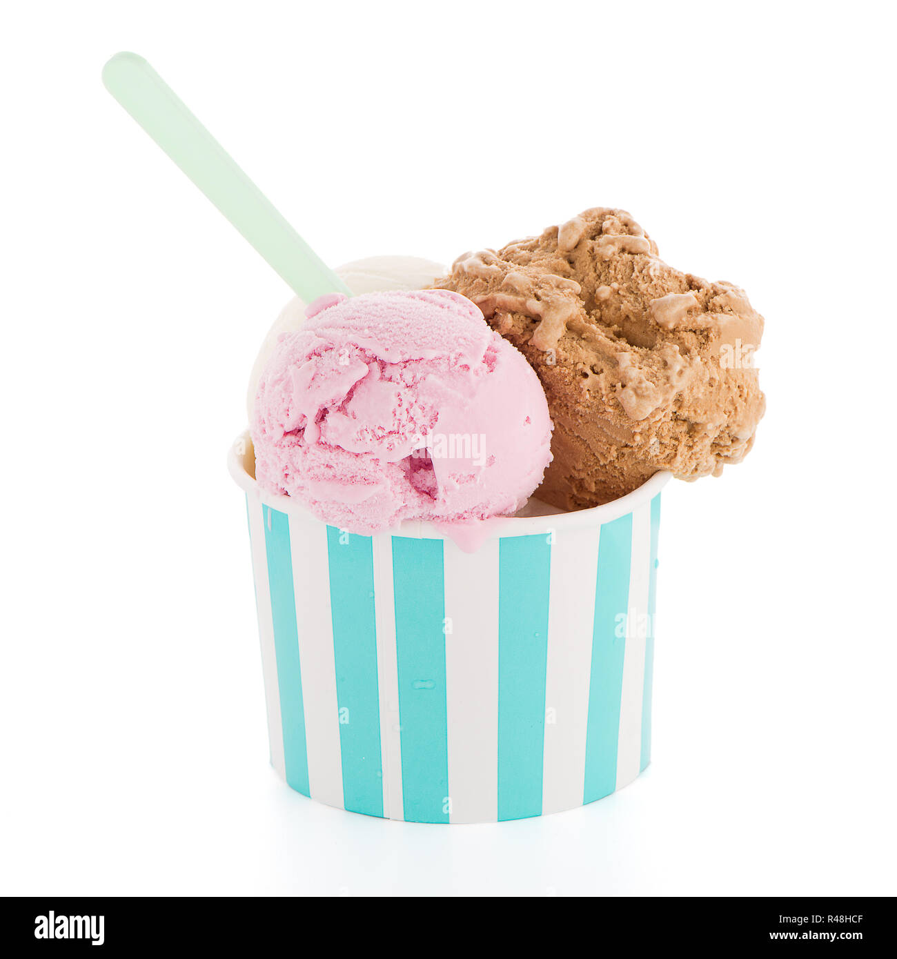 Ice cream scoop in paper cup Stock Photo Alamy