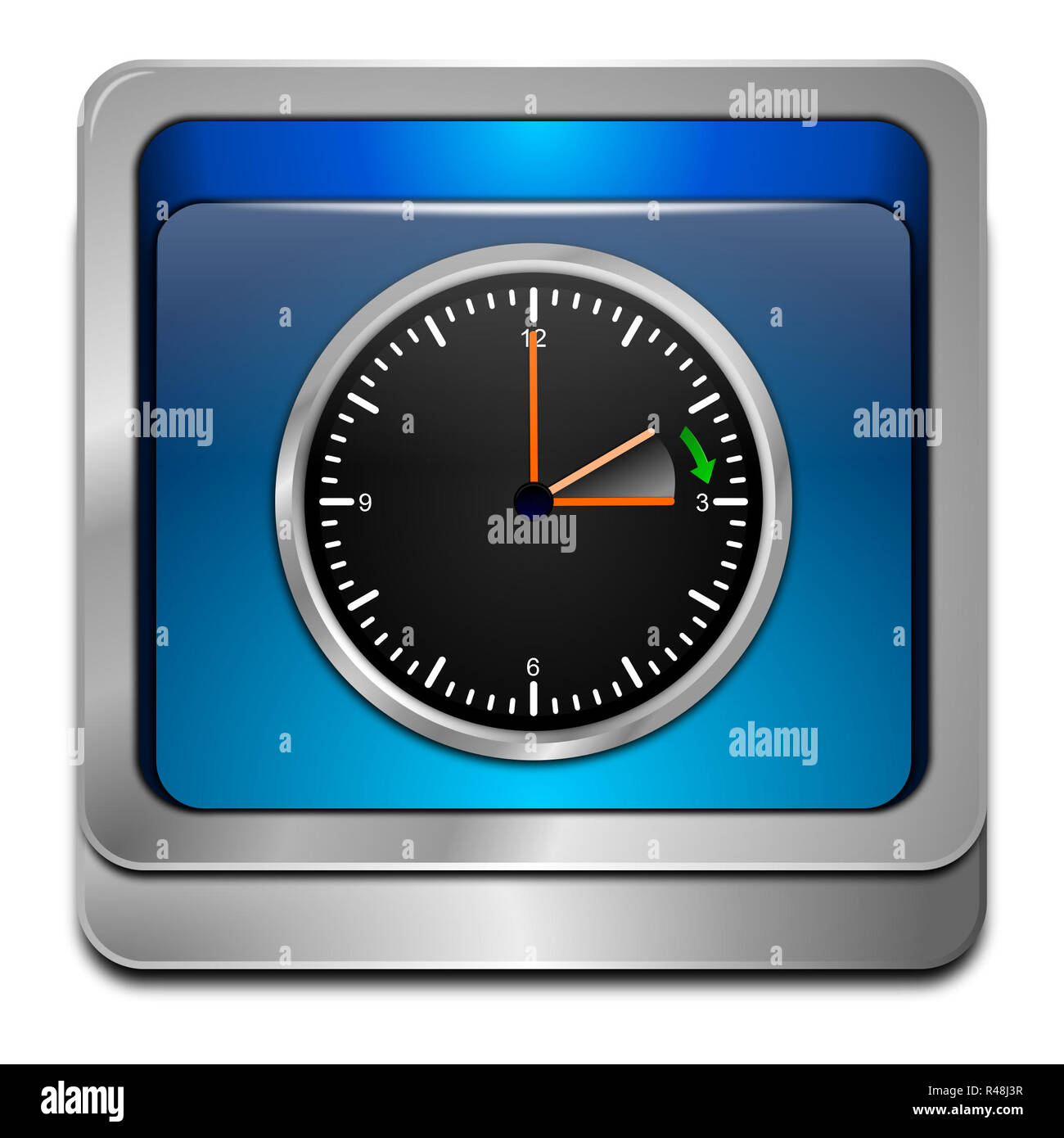 daylight saving time button Stock Photo Alamy