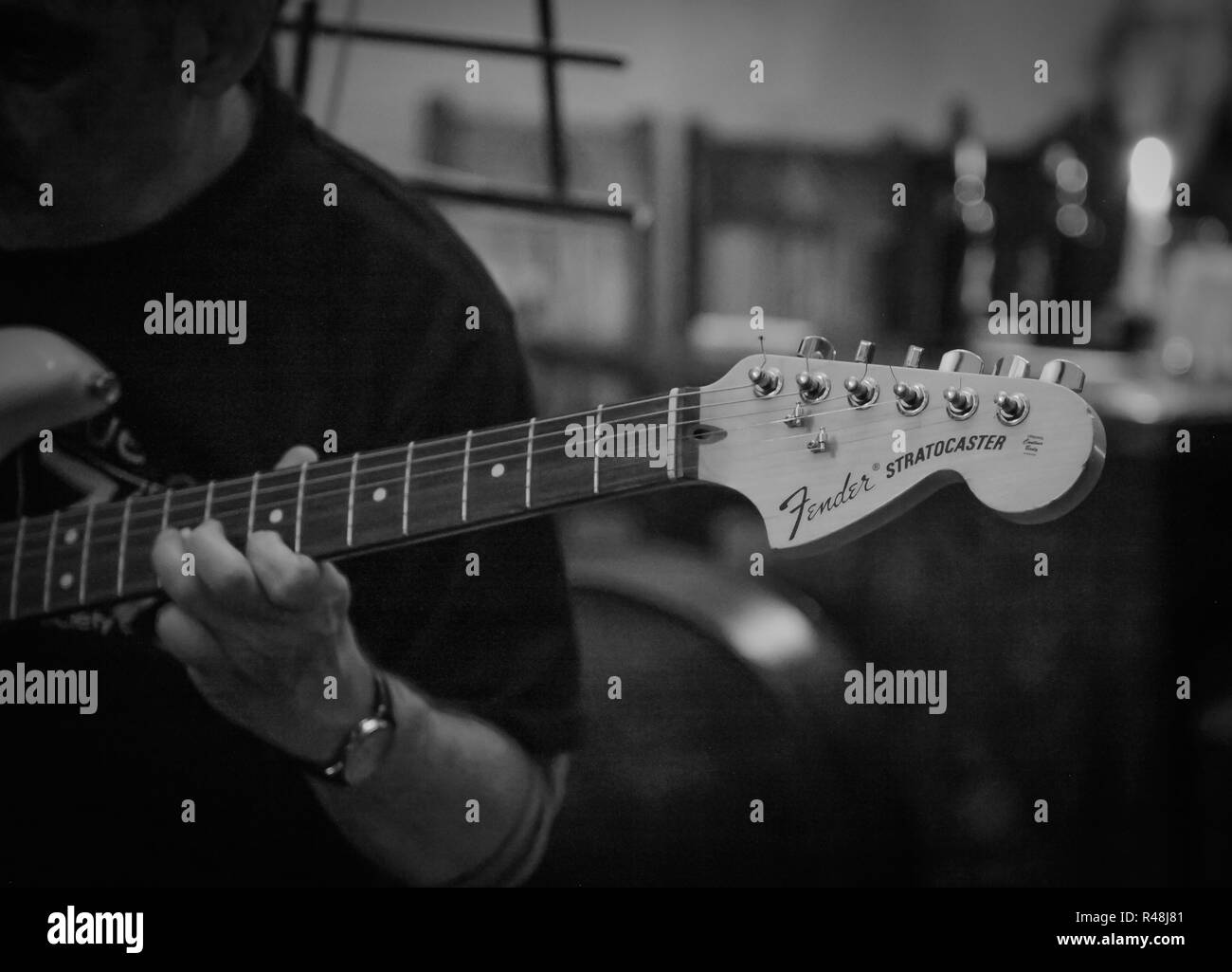 Fender Stratocaster Stock Photo