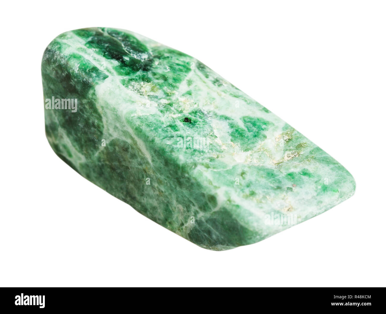 green jadeite mineral gemstone isolated Stock Photo Alamy