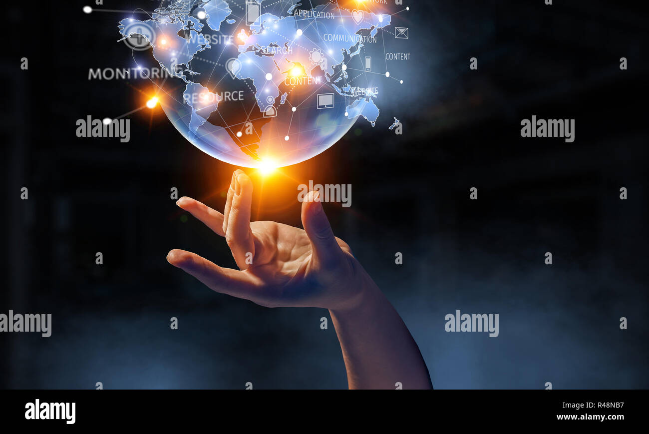New technologies for connection. 3d rendering Stock Photo