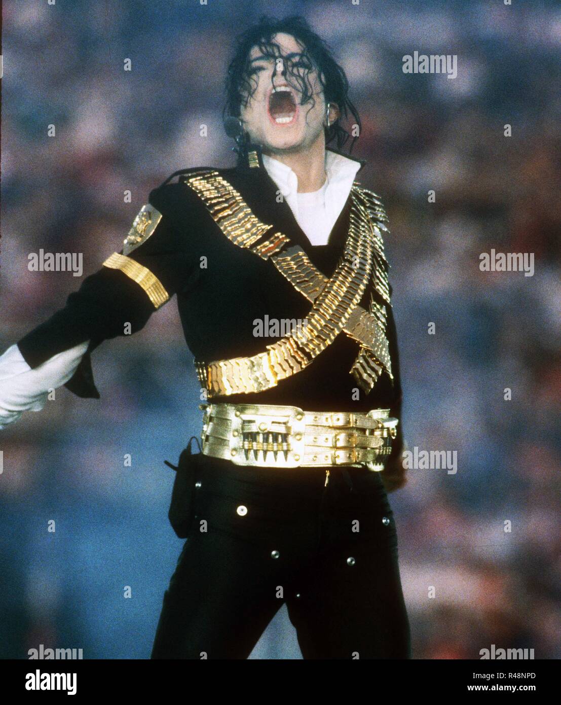 Michael Jackson 1993 Photo By John Barrett/PHOTOlink Stock Photo