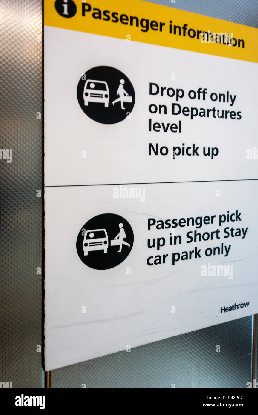 Heathrow airport drop off hires stock photography and images Alamy