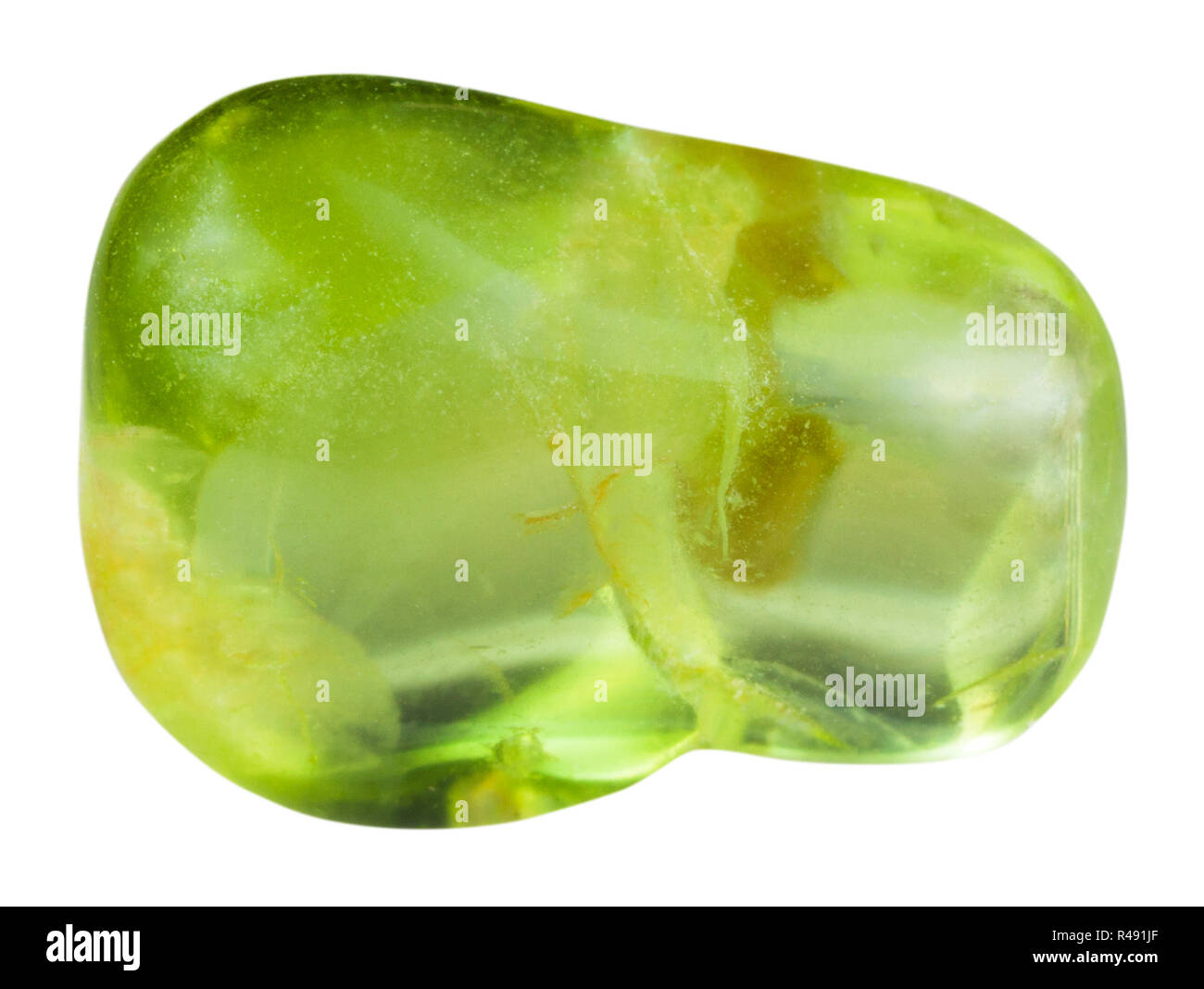 polished peridot ( olivine, Chrysolite) gemstone Stock Photo Alamy