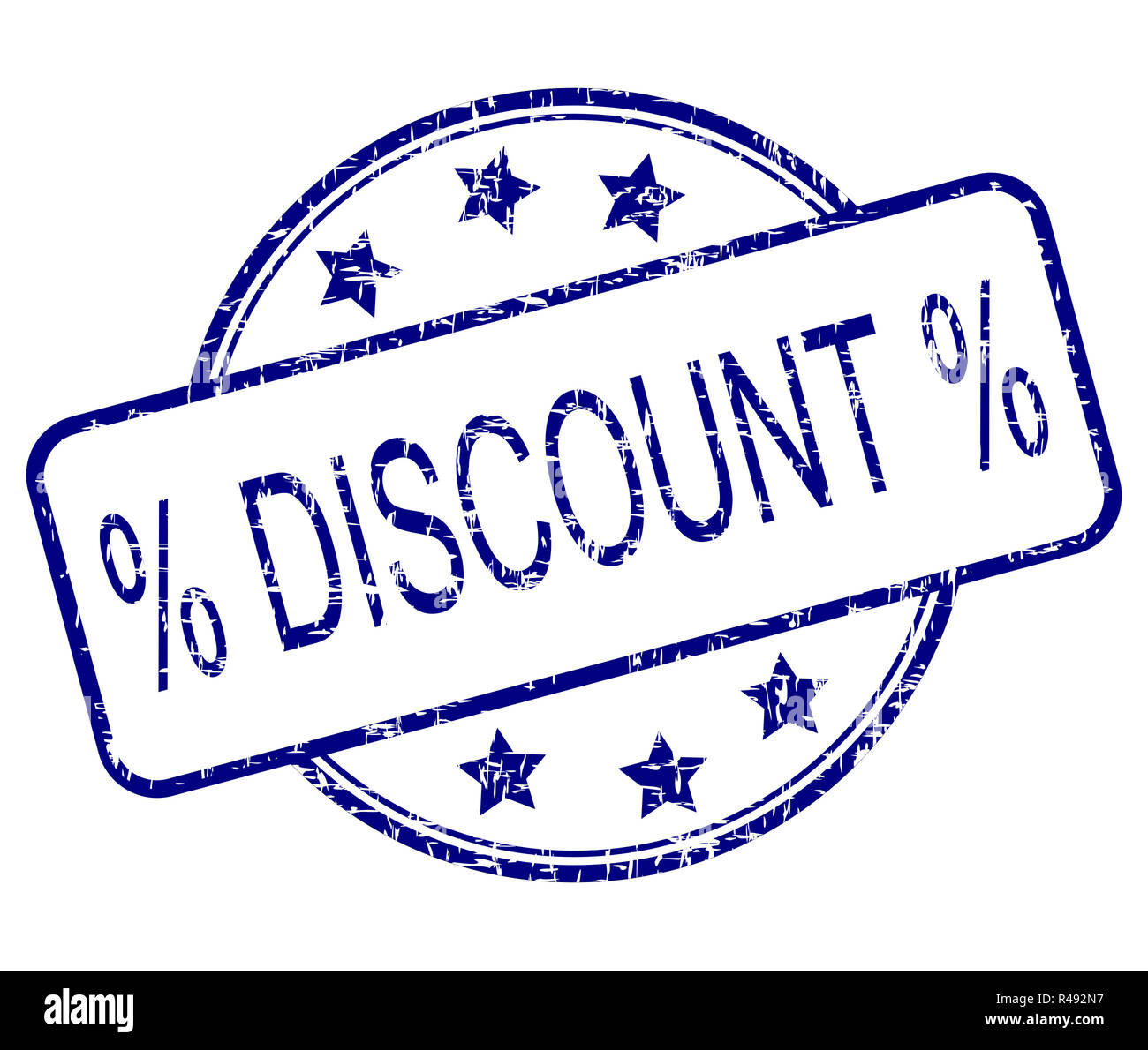 Discount rubber stamp Stock Photo Alamy