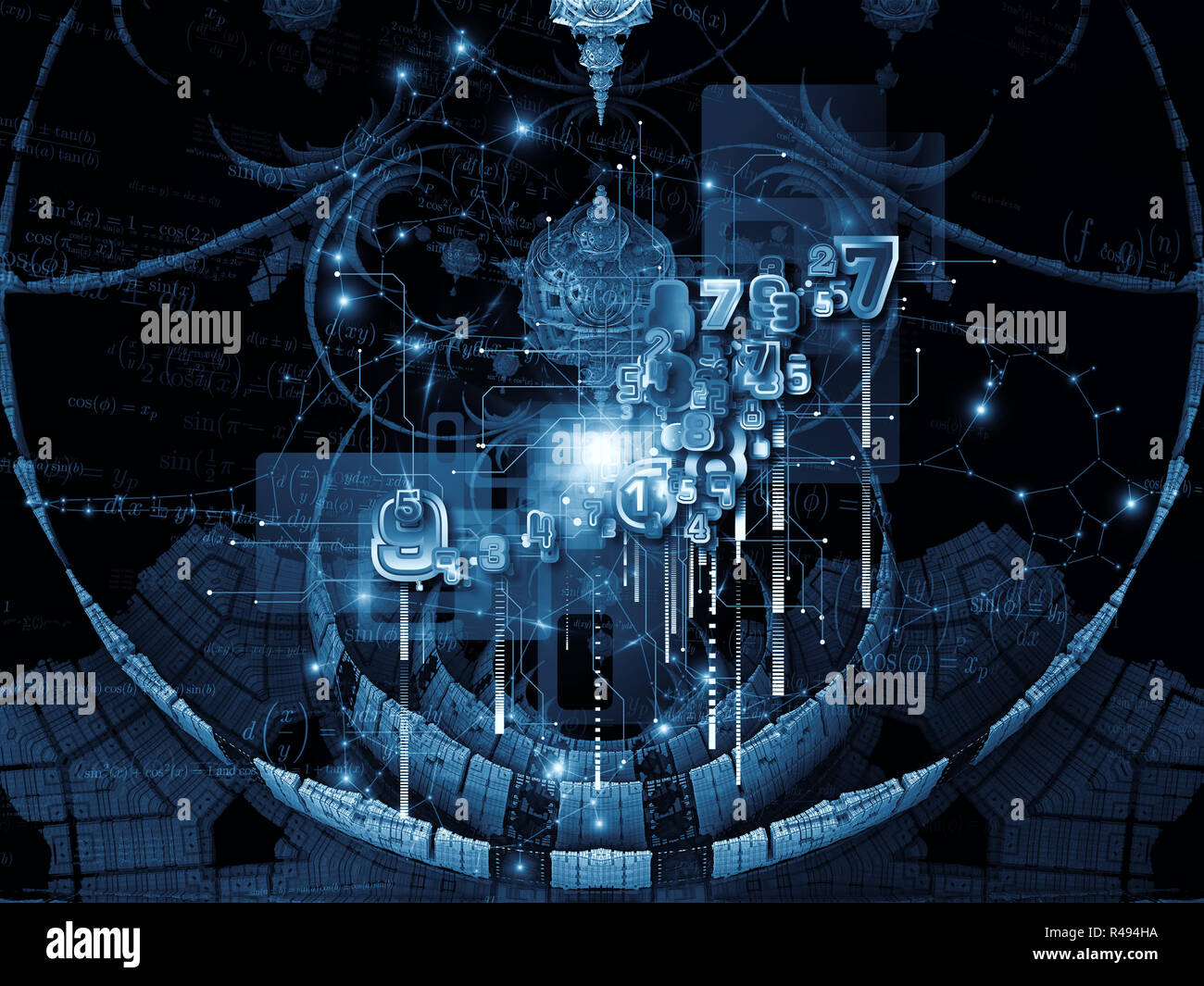 Advance of Math Design Stock Photo - Alamy
