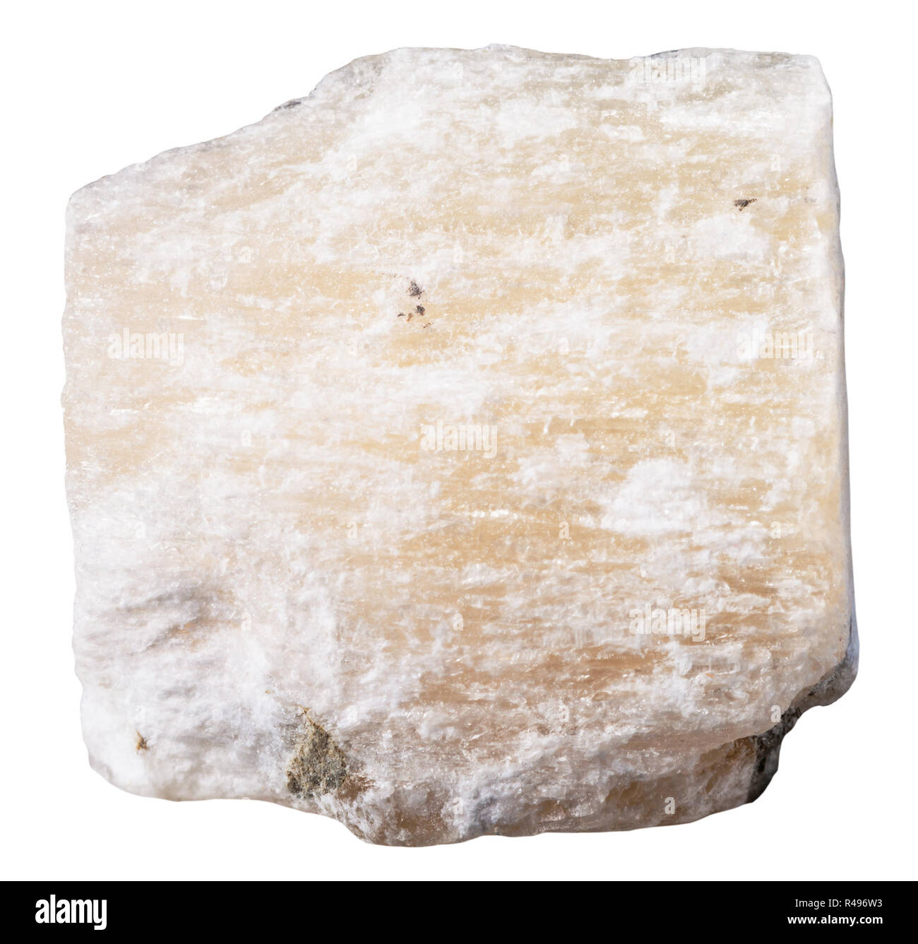 specimen of gypsum (alabaster) mineral stone Stock Photo Alamy