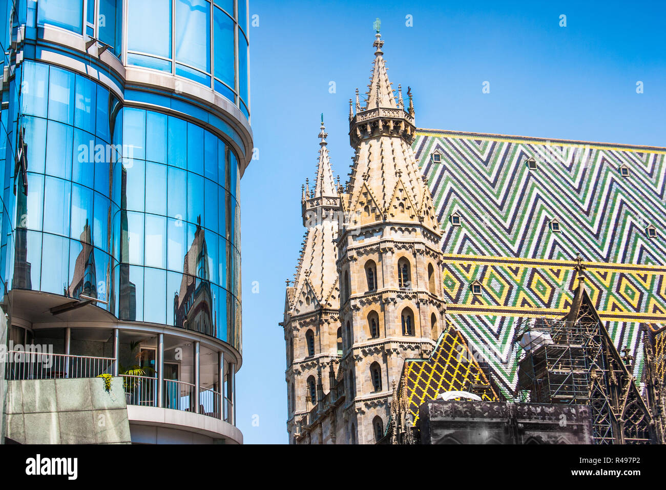 Haas Haus With St Stephen S Cathedral At Stephansplatz In Vienna
