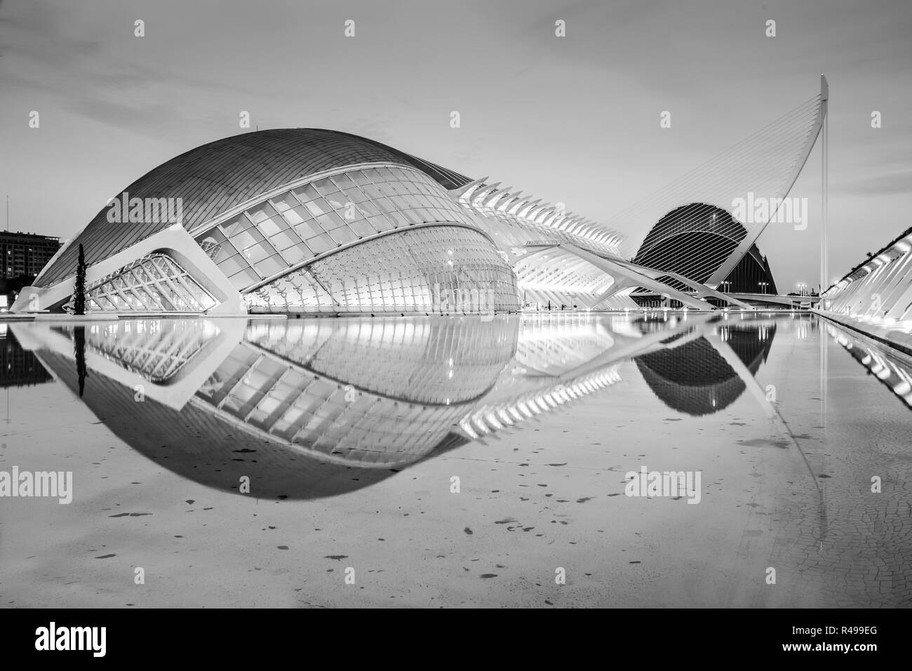 City of the Arts and Sciences in Valencia, Spain. Stock Photo