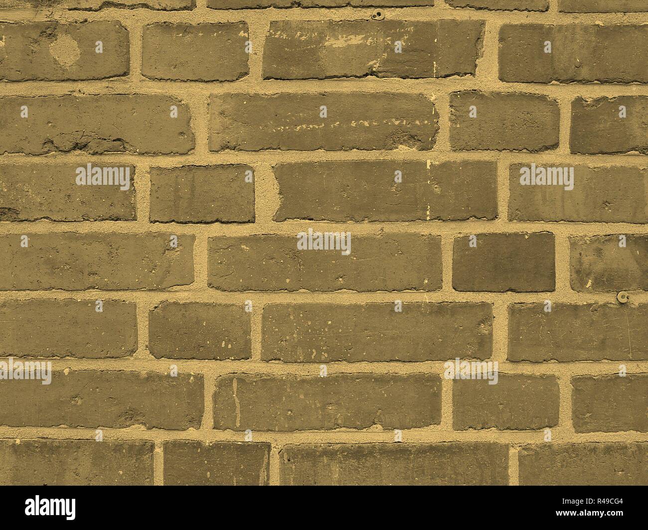 Red bricks sepia Stock Photo - Alamy