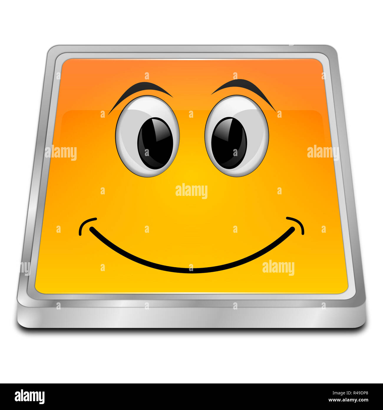 Speaking face 3d icon Cut Out Stock Images & Pictures - Alamy