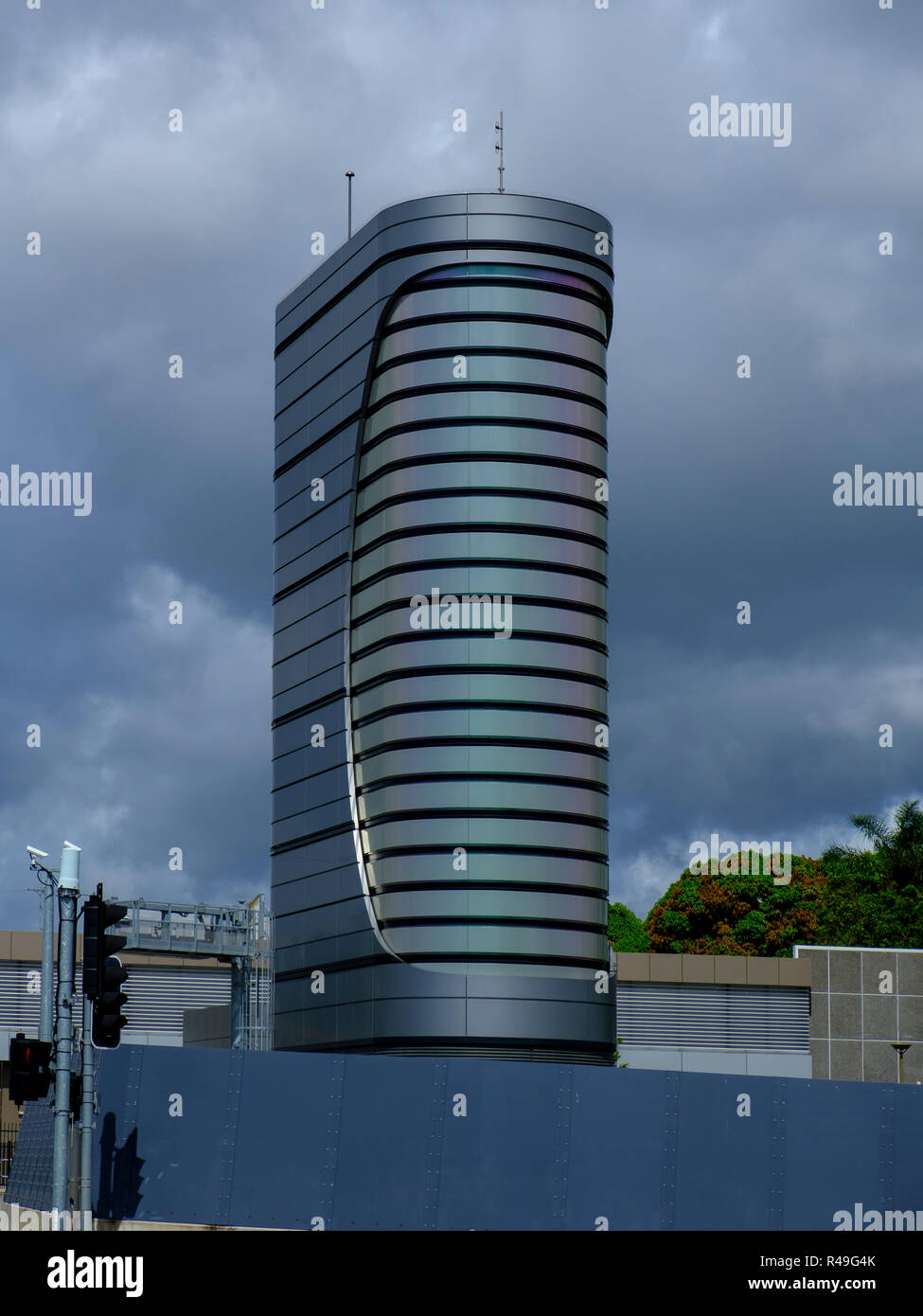 Airport Link Exhaust Stack Stock Photo Alamy