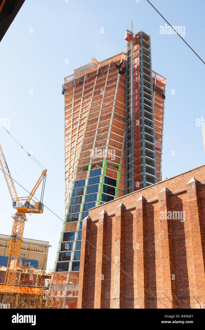 The Twist towers under construction in Chelsea,The XI development is also  known as The Eleventh, Chelsea, New York City, United States of America  Stock Photo - Alamy