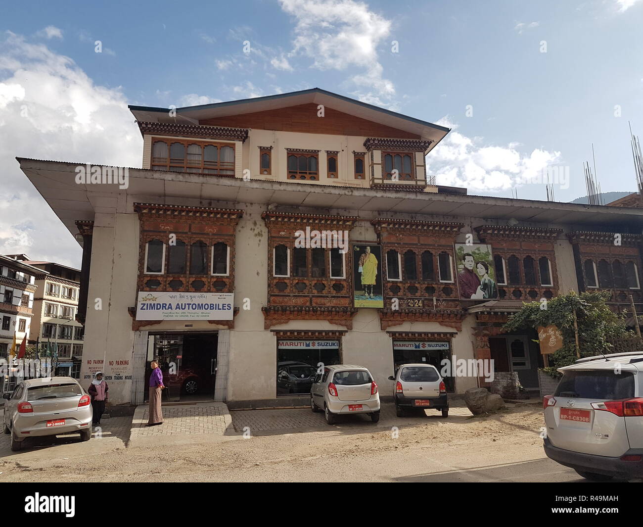 15 October 2018, Bhutan, Thimphu In a traditional building with