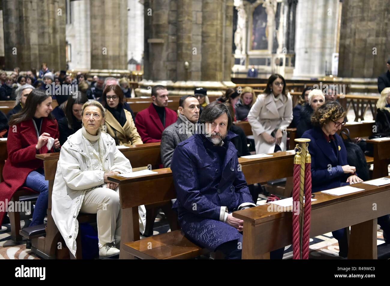 Mass for the Fashion of Archbishop Mario Delpini in the Duomo (Duilio Piaggesi, Milan - 2018-11-25) p.s. la foto e' utilizzabile nel rispetto del contesto in cui e' stata scattata, e senza intento diffamatorio del decoro delle persone rappresentate Stock Photo