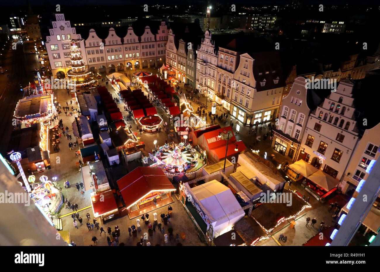 Rostock, Germany. 26th Nov, 2018. After the opening of the Christmas