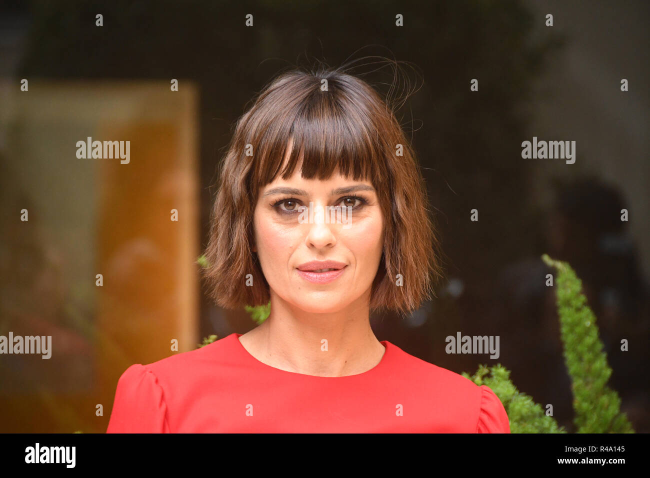 Rome 26 Nov 2018 - Hotel Visconti - Presentation film "SE SON ROSE" Claudia Pandolfi in the role of Fabiola Credit: Giuseppe Andidero Credit: Giuseppe Andidero/Alamy Live News Stock Photo