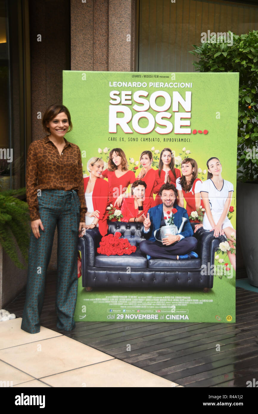 Rome 26 Nov 2018 - Hotel Visconti - Presentation film "SE SON ROSE