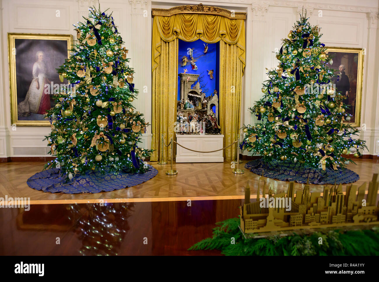 The 2018 White House Christmas Decorations With The Theme