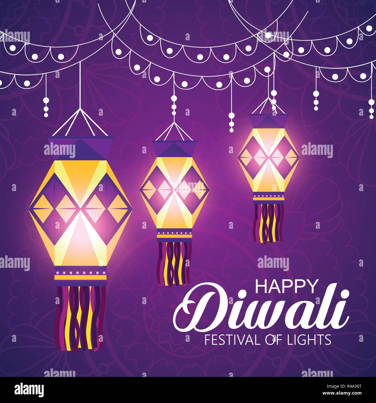 Happy diwali lanterns deals