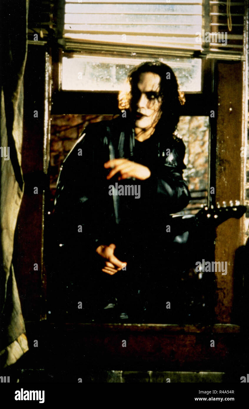 Actor Brandon Lee in the movie The Crow, 1994 Stock Photo