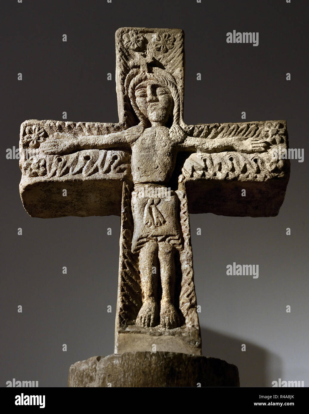 Cross of San Barbazian - Cross of San Barbarian XII / XIII Century (1190 - 1224) Civic Museums of Ancient Art: Museo Civico Medievale Bologna (BO) Italy, Italian. Stock Photo