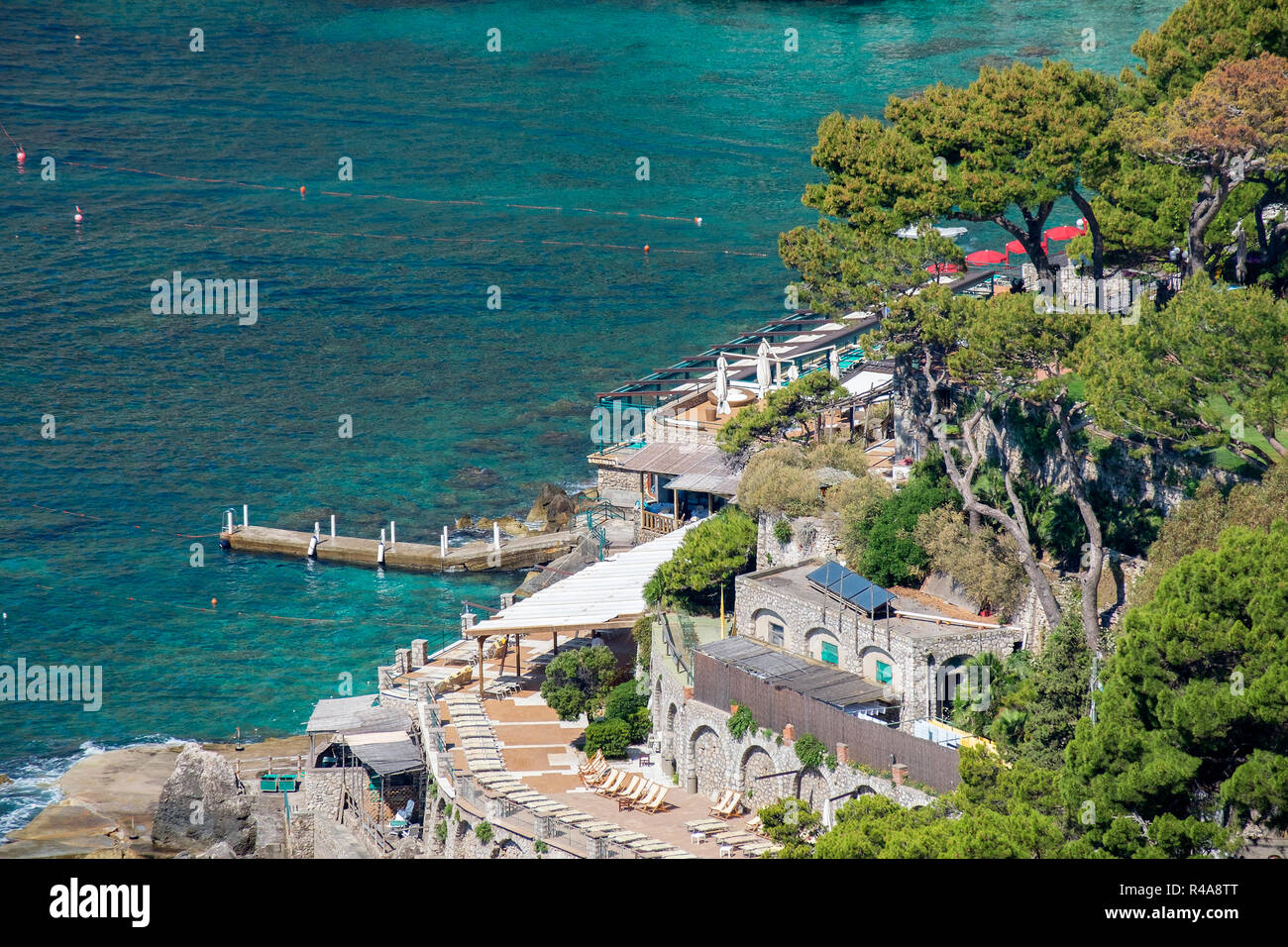 marina piccola on the island of capri, italy Stock Photo Alamy