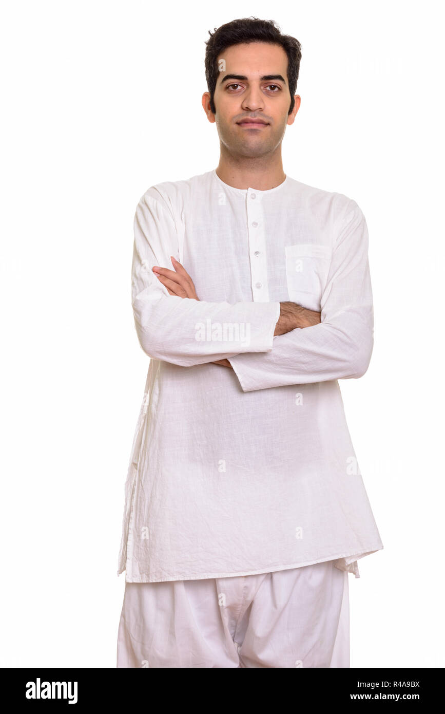 Portrait of young Indian man in traditional clothes Stock Photo - Alamy