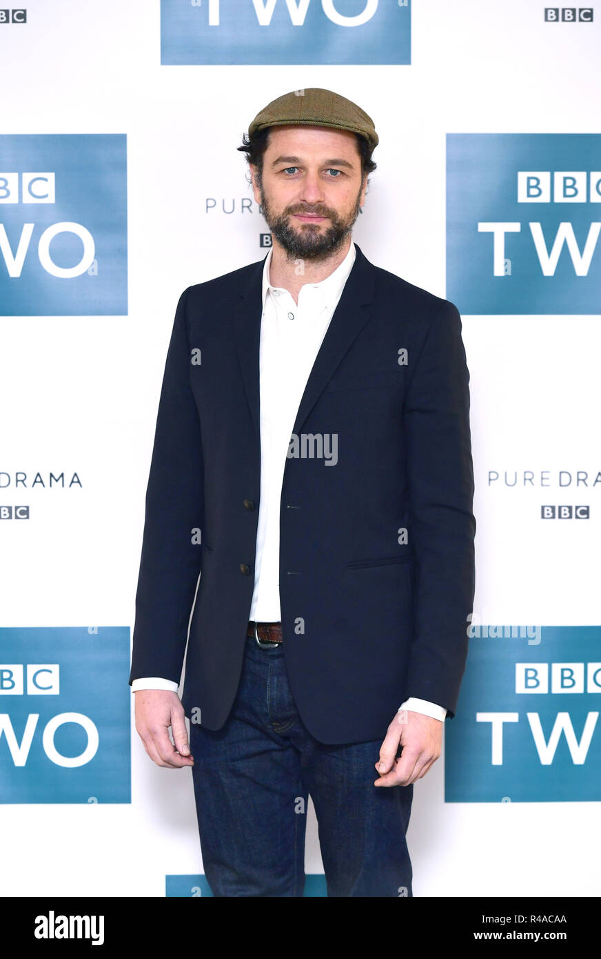 Matthew Rhys attends a screening for the new BBC Two drama Death and ...