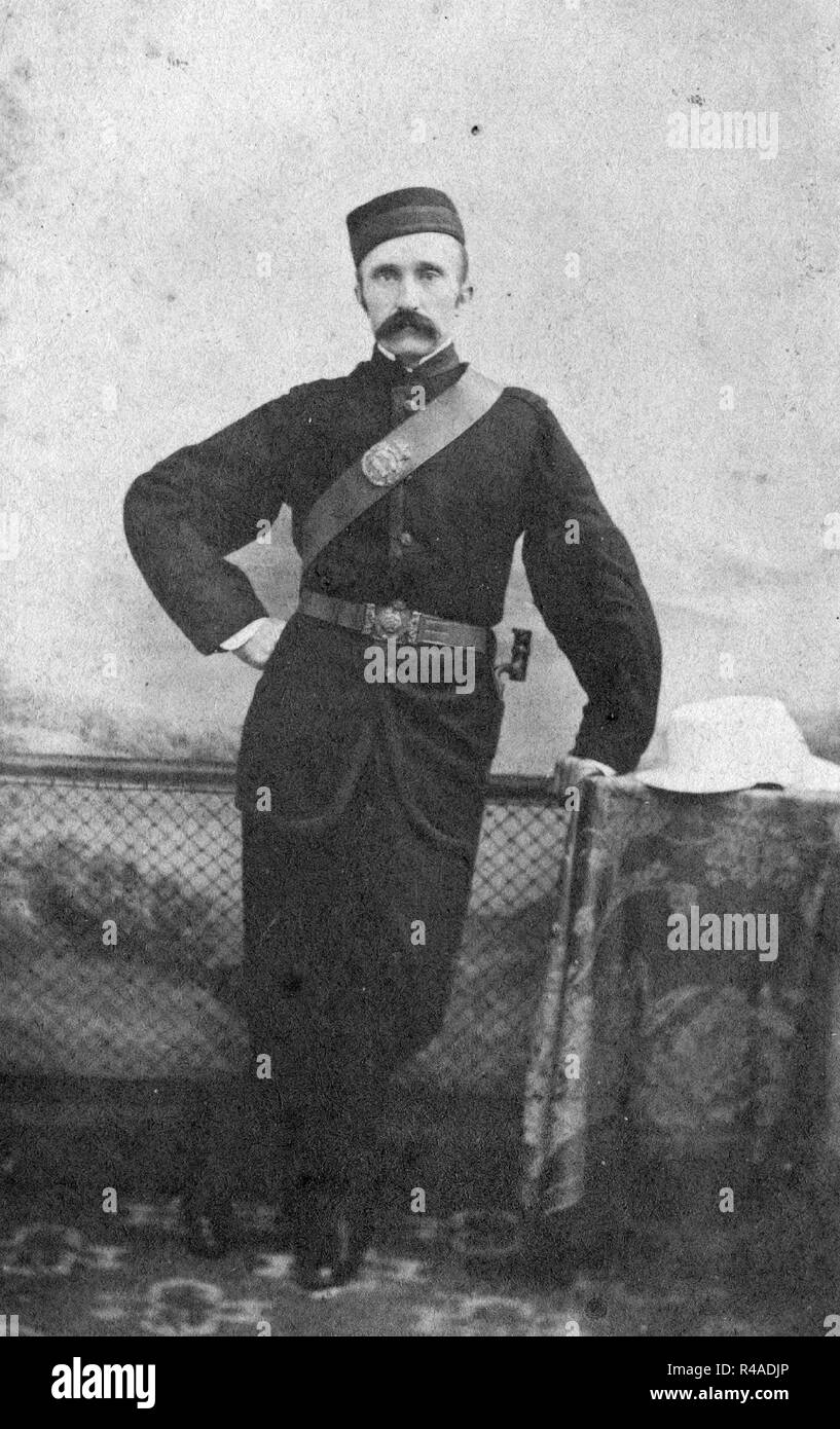 Victorian soldier Stock Photo