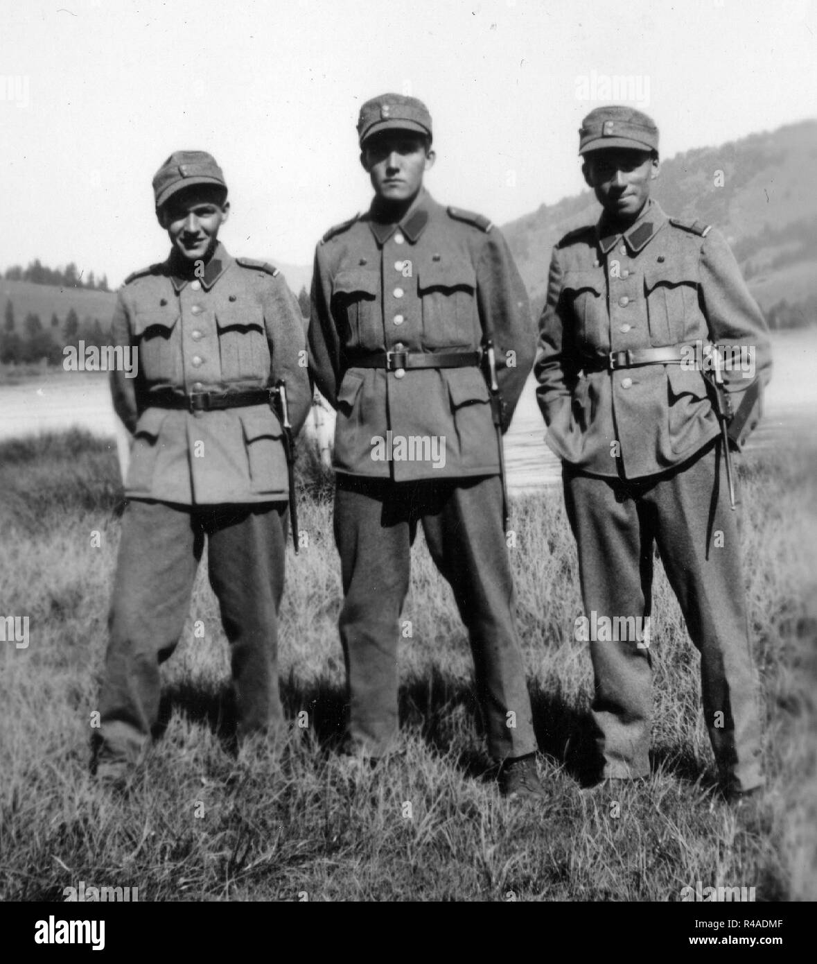 Swiss soldiers ww2 Stock Photo - Alamy