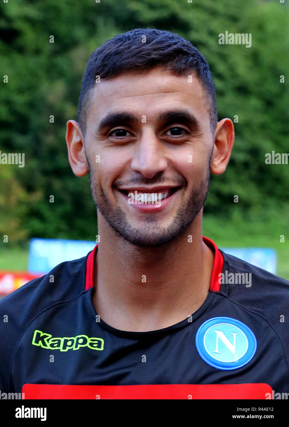 Italy - Serie A TIM 2018-2019 /  ( S.S. Calcio Napoli ) -  Faouzi Ghoulam Stock Photo