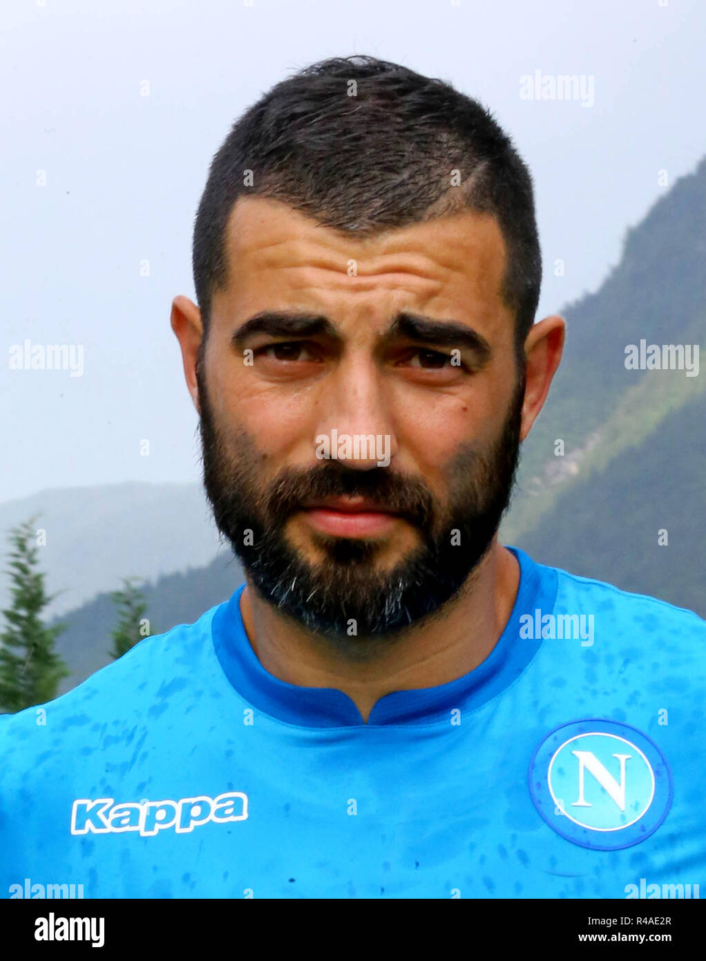 Italy Serie A Tim 2018 2019 S S Calcio Napoli Raul Albiol Stock Photo Alamy