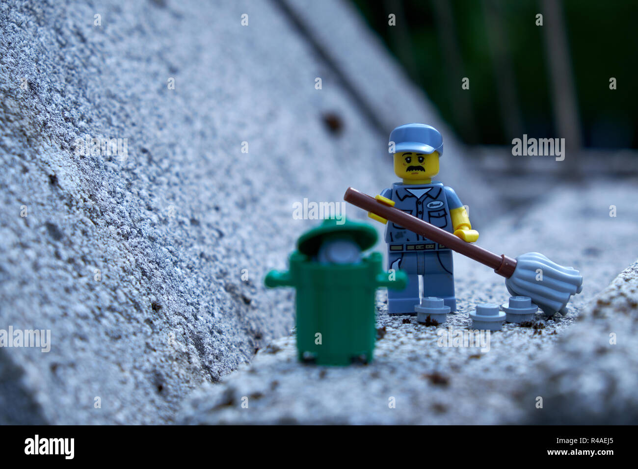LEGO Street cleaner Stock Photo - Alamy