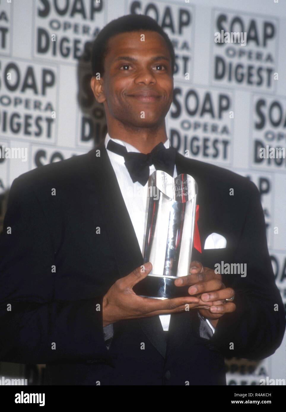 BEVERLY HILLS, CA - FEBRUARY 26: Actor Monti Sharp attends the Ninth Annual Soap Opera Digest Awards on February 26, 1993 at the Beverly Hilton Hotel in Beverly Hills, California. Photo by Barry King/Alamy Stock Photo Stock Photo