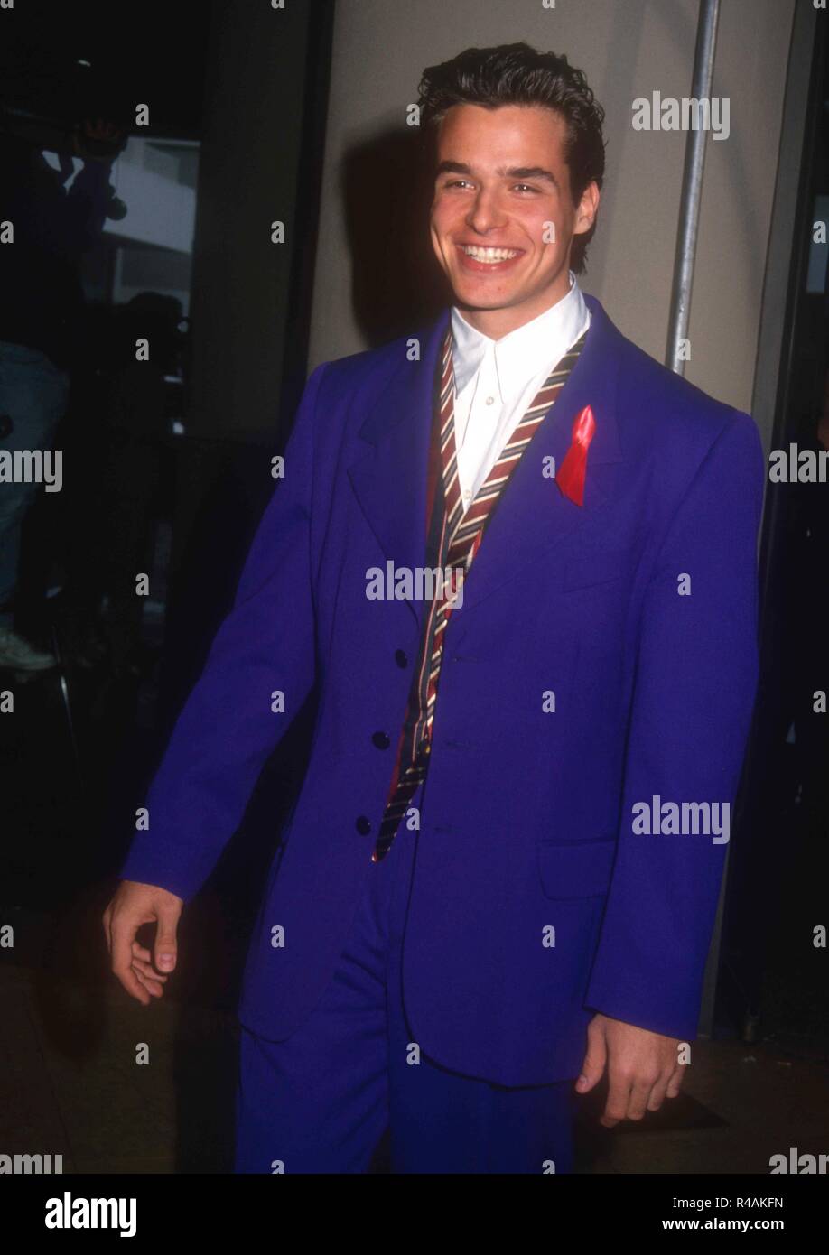 BEVERLY HILLS, CA - FEBRUARY 26: Actor Antonio Sabato Jr. attends the Ninth Annual Soap Opera Digest Awards on February 26, 1993 at the Beverly Hilton Hotel in Beverly Hills, California. Photo by Barry King/Alamy Stock Photo Stock Photo