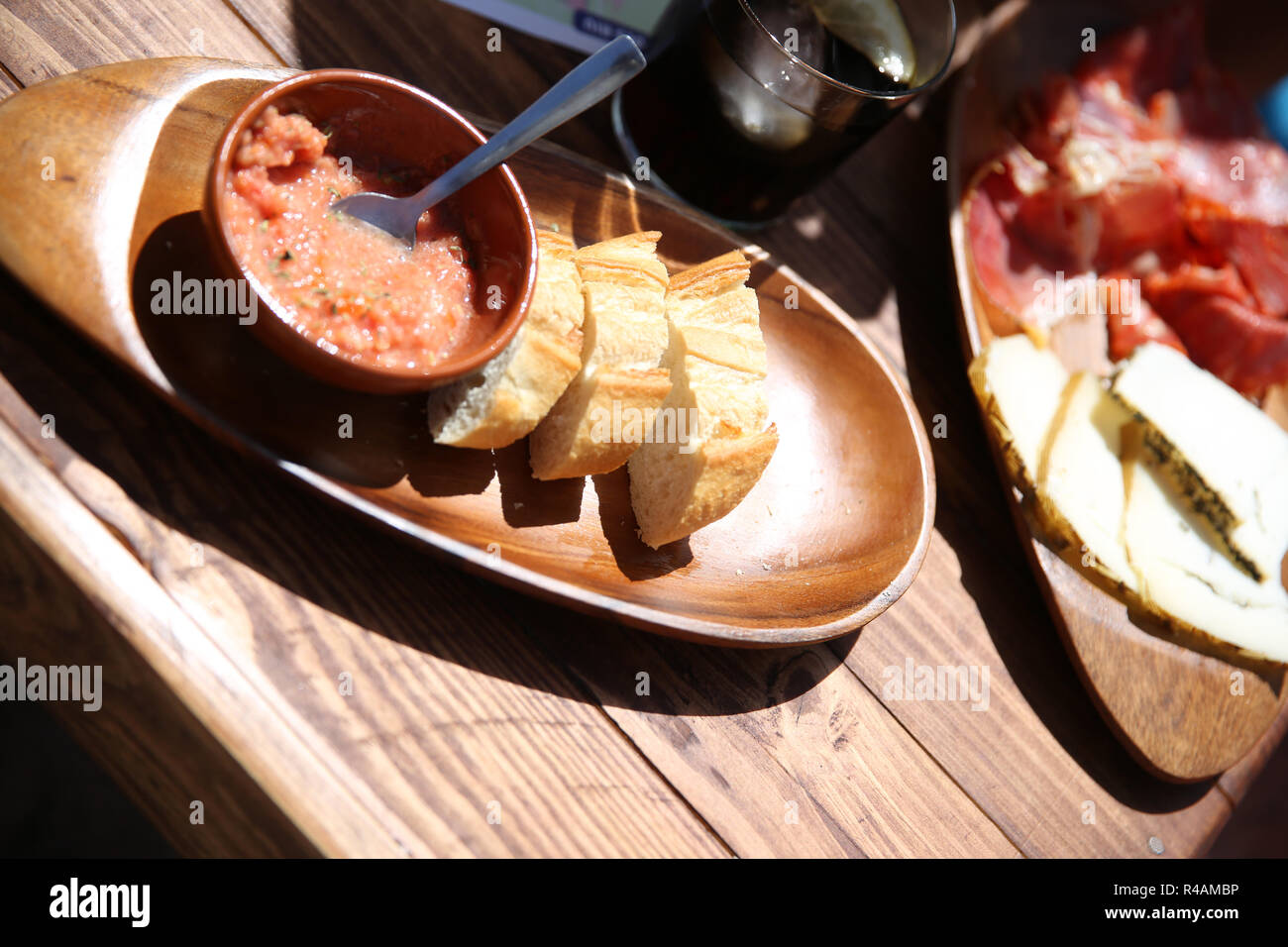 Closeup of typical spanish tapas Stock Photo - Alamy