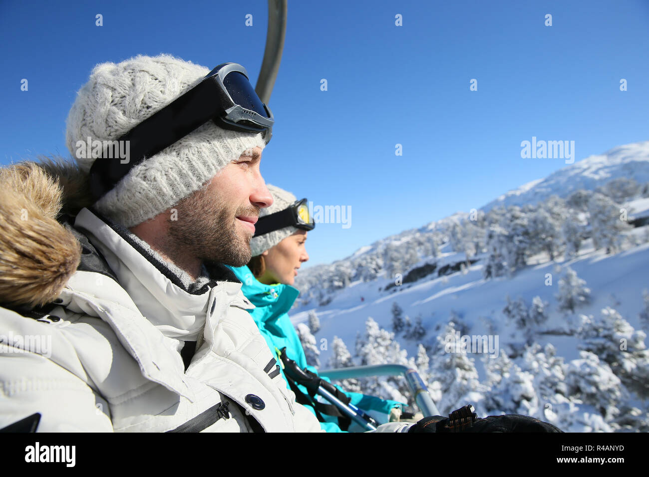 Old woman chair lift hi-res stock photography and images - Alamy