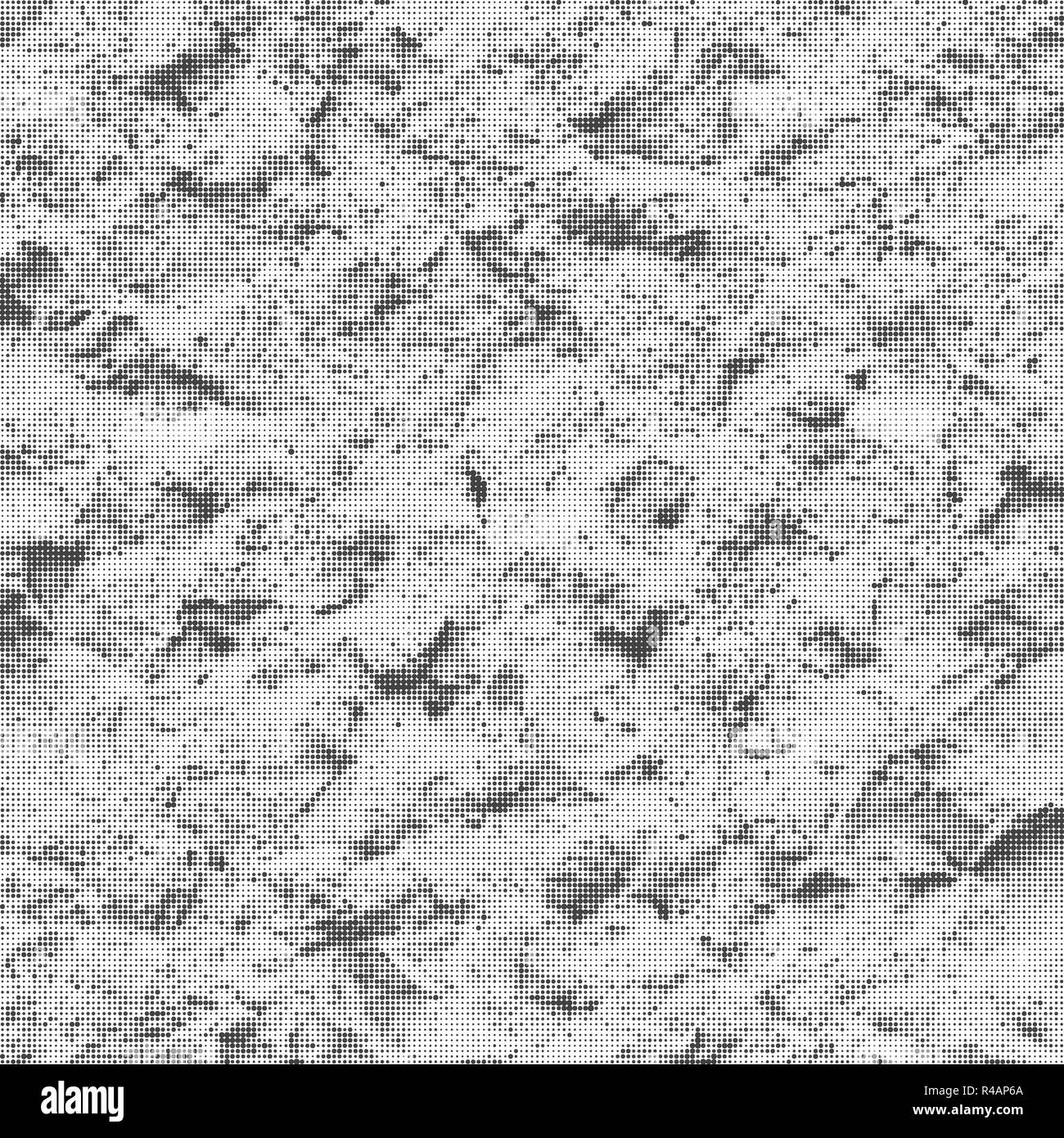vector vintage rock stone surface black and white monochrome halftone abstract realistic decoration background texture Stock Vector
