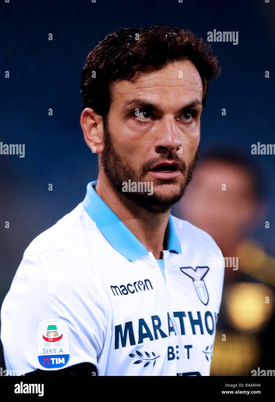 Italy - Serie A TIM 2018-2019 /  ( S. S. Lazio ) -  Marco Parolo Stock Photo