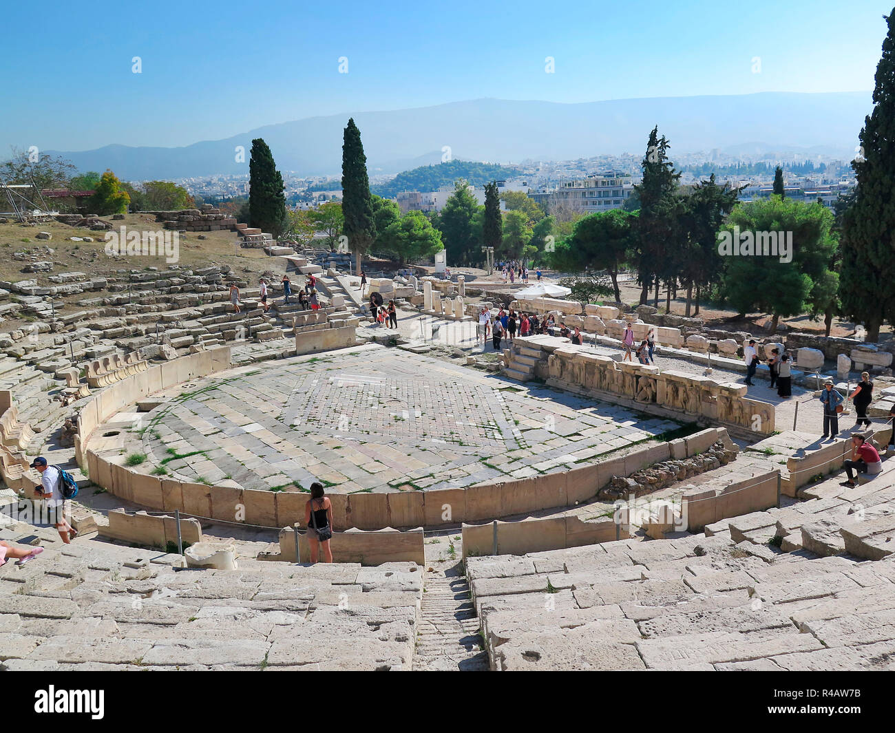 Dionysos theatre, Acropolis, Athens, Greece Stock Photo